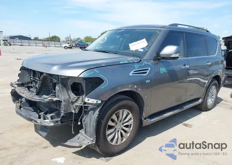 2018 Nissan Armada Sv z USA, uszkodzony, nr VIN JN8AY2ND1J9053084